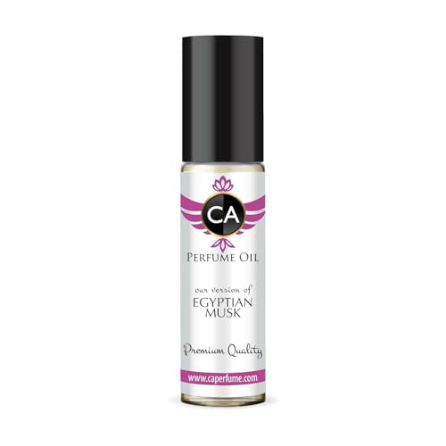CA Perfume Impression of Egyptian Musk Unisex Eau De Parfum Amber Scent Long Lasting Unisex Fragrance Travel Size TSA Ready for Day and Night Wear 0.33 Fl Oz 10ml