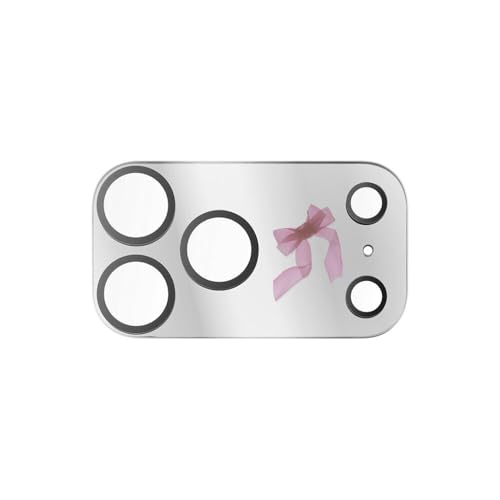 CASETiFY iPhone 17 Pro Max �~���[�J���������Y �ی�J�o�[ - Pink Organza Ribbon - �V���o�[