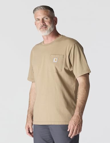 image for Carhartt Mens Loose Fit Heavyweight Short-Sleeve Pocket T-Shirt Work U