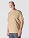 Carhartt Mens Loose Fit Heavyweight Short-Sleeve Pocket T-Shirt Work Utility t Shirts, Desert, Large Tall US
