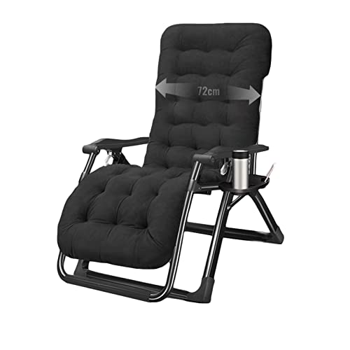 Chaise longue Zero Gravity XL pliable en métal robuste pour jardin