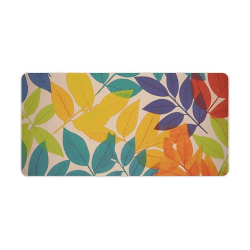 Tapis de souris grande taille aux finitions premium et surface imperméable illustrée