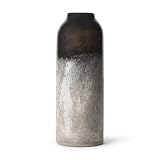 Tall Black with Gray Mercana Vase