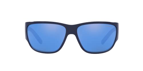 ARNETTE Unisex Sunglasses Black Frame, Polarized Grey Lenses, 63MM3