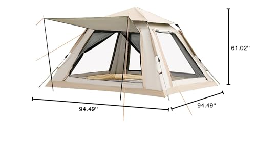 Carpa Pop Up Automática para Camping 3-4 Personas miniatura 7