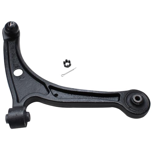 Image of Detroit Axle - Front Lower Control Arms Kit for 2003-2008 Honda Pilot, 2001-2006 MDX 2004 2005, 2 Lower Control Arms w /Ball Joints, 4 Inner & Outer Tie Rods, 2 Boots, Replacement