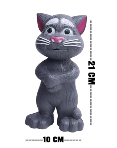 Image of Fully Talking Tom for Kids Funny Interactive Toys for Boys and Girls Sings Music and Poems and Repeat After You Best Birthday Gift for Children