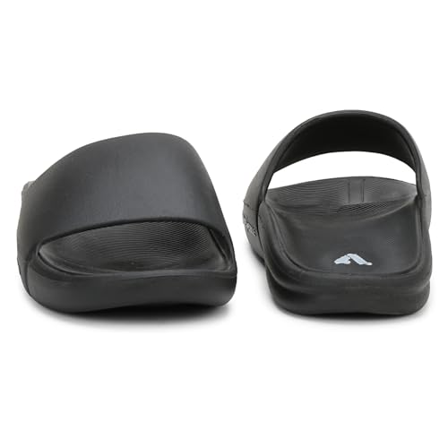 Image of Aqualite NEO-1257 Men Slides slipper with Slip-on wear, Comfort and Flat Base flipflop for dailywear uses