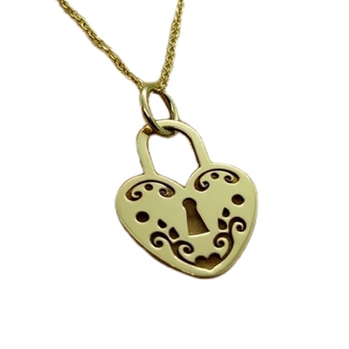 Collar de plata de ley 925 con dije de corazón vintage, el regalo romántico perfecto para mujer