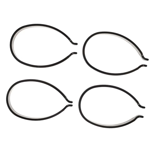 ifundom 2Pairs Reflective Bike Pant Clips High Visibility Trouser Straps for Cycling Durable and Lightweight Safety Gear for Night Riding Reflective Bands for Walking and Running