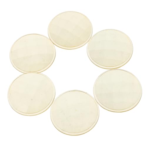 Alasum 6pcs Kaleidoscope DIY Lenses Set 45 * 5mm Plastic Prism Lenses Homemade Craft Toy Colorful Kaleidoscope Toy