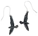 Alchemy Gothic Black Raven Earrings Fashion Jewelry