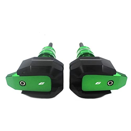 Protection Contre Les Chutes Cadre Curseur ZX-6R Green pour Moto Kawasaki ZX10R
