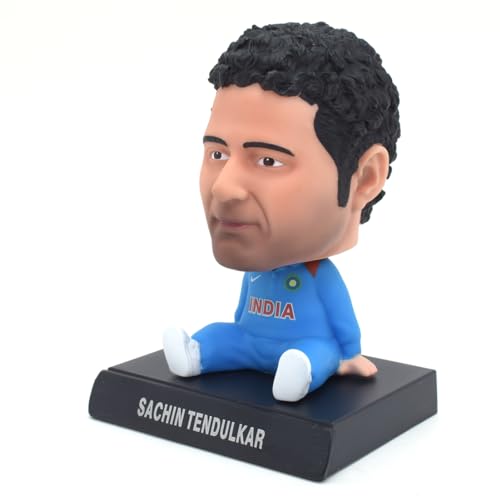 Image of Daiyamondo Super Hero Anime Polyvinyl Chloride Action Figure Bobble Head for Car Dashboard Office & Study Table Decoration for Everyone (Sachin),9 X 7.5 cm