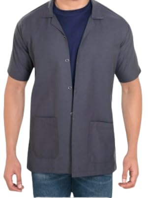 AMBIKA STORES & READYMADES Cotton Unisex Casual Style Lab Coat For Chemistry Lab & Medical Students | Half Sleeves Lab Coat for All Professional Diagnostics, Technicians, Laboratory-picture-19
