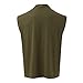 Mens Kaftan Solid Color Sleeveless Knit Cardigan Kaftan Fashion Shawl Casual Layering Piece for Men