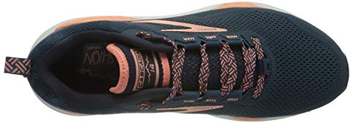 Brooks Brooks Women's Cascadia 14 Running Shoe, Desert Flower/Navy/Grey, 5.5 UK