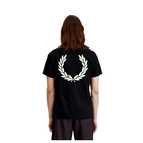 Fred Perry Laurel Wreath Graphic T-Shirt, Noir , XXL