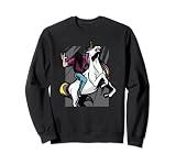 Unicorn Hail Satan Death Metal Rainbow camisa Rave Hombres Mujeres Sudadera