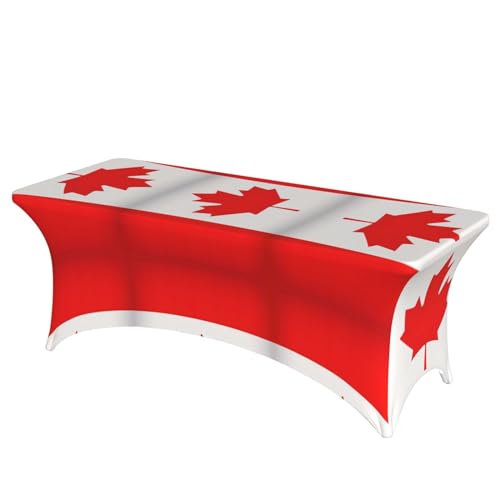 Nappe de table extensible élasthanne Canada pour banquet et buffet 1,8 m - 2