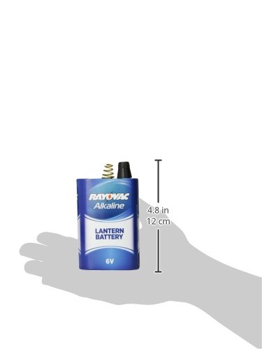 Rayovac Lantern Battery, 6 Volt Alkaline Spring Terminal, 806C #TOP6