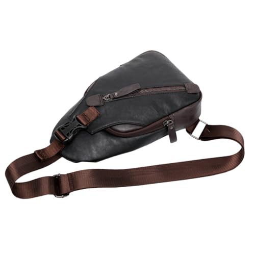 Paquet bandoulière pour homme en PU Uonlytech pour ranger vos effets légers