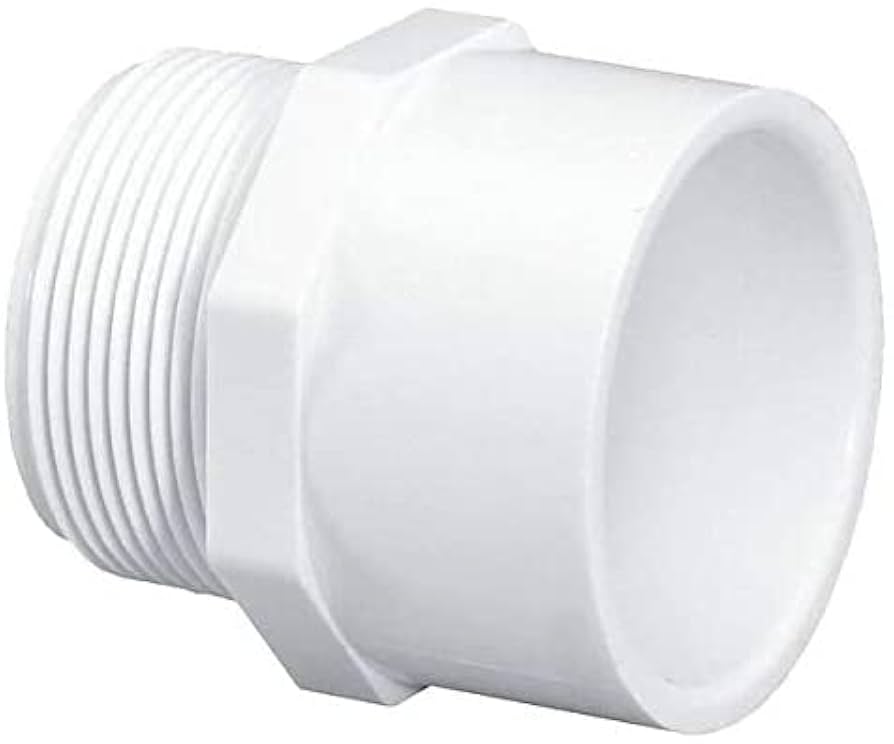 Amazon.com: SCH 40 PVC Male Adapter - 1-1/4 Inch Slip Socket