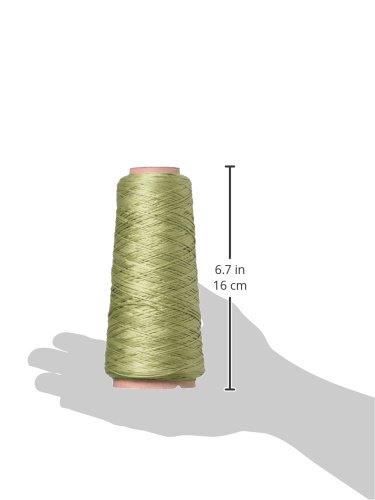 Image of DMC Six Strand Embroidery Cotton 100 Gram Cone, Green Grey