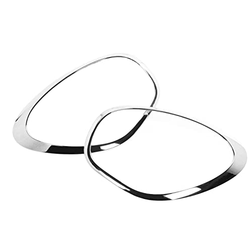 2pcs Headlight Trim Bezel,KIMISS Left Right Car Headlamp Trim ABS Headlight Bezel for R60