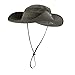 Connectyle Outdoor Mesh Sun Hat Wide Brim Sun Protection Hat Summer Fishing Hunting Hiking Gardenig Hat Army Green