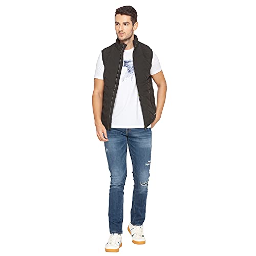 Image of Spykar Men Jackets, Polyester, Standard Length
