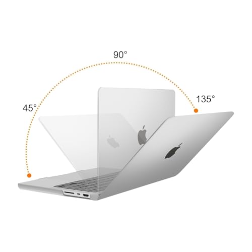 Image of MOSISO Compatible with MacBook Pro 14 inch Case 2025 2024 2023 2022 2021 M5 M4 M3 M2 M1 A3434 A3112 A3185 A3401 A2918 A2992 A2779 A2442, Hard Shell&Keyboard Cover&Screen Film&Pouch,Frost