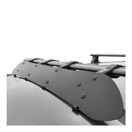 Auto Gepäckträger Dachgepäckträger Minimieren Sie Autoträger, Windverkleidung, Autogepäckhalter, Dachträger, Querstangen, Spoiler, Verbundplatte, Windschutzscheibenverkleidung(44inch 1120mm)
