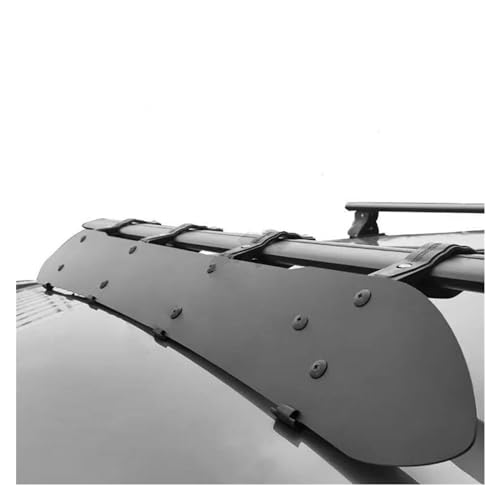 Auto Gepäckträger Dachgepäckträger Minimieren Sie Autoträger Windverkleidung Autogepäckhalter Dachträger Querstangen Spoiler Verbundplatte Windschutzscheibenverkleidung(44inch 1120mm)