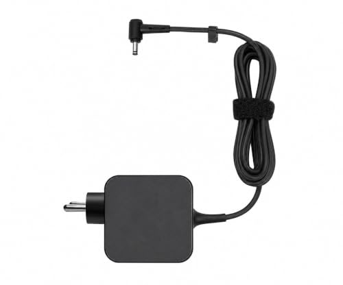 Image of Asus Vivobook Charger Adapter 45w 20V /19V 2.37A Pin Size 4.0mm (Not for 4.5mm) x 1.2mm with Indian Plug for AD45-01B ADP-45ZE B ADP-45AW UX21A X540 X507 X510 X515 Black