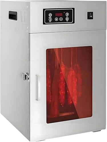 KZZAAO Automatic Food Meat Dryer,Meat Curing Chamber Box with 30-90 ℃ Adjustable and 0~24 Hours Digital Time Control