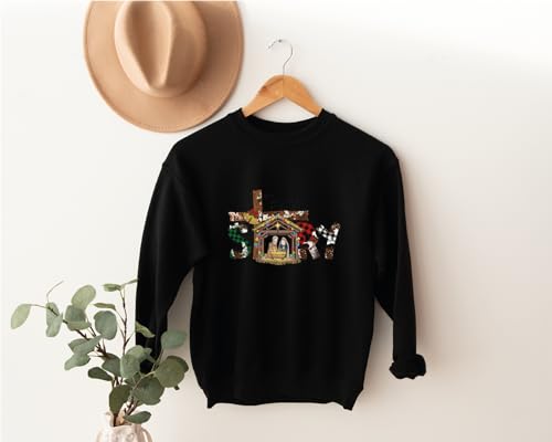 True Story Sweatshirt, True Story Christmas Sweatshirt, Christmas Nativity Sweater, Christmas Shirt, Nativity Shirt, Jesus Christmas Shirt3