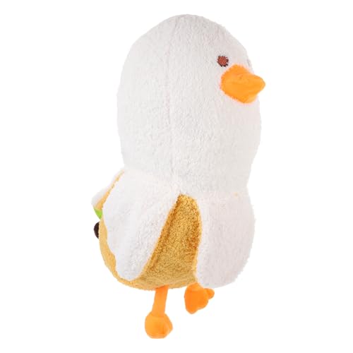 JOINPAYA Muñeco Pato Plátano Divertido Muñeca De Plátano De Peluche Muñeco De Plátano Relleno Dormitorio Animal De Peluche Almohada De Plátano Relleno Adorno De Plátano Felpa
