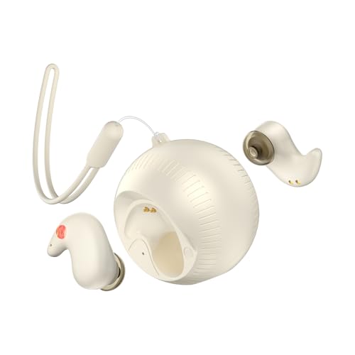 Sleep Earbuds for Side Sleepers, Skin Tone Mini Invisible Hidden Sleeping Earbuds Wireless Bluetooth Headphones for Work Tiny Small Bluetooth Low Profile Discreet Earbuds Ear Buds for Small Ear Canals