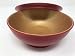 Produktbild Tupperware Allegra Servierschale Schüssel mit Deckel rot bordeux Gold Weihnachten 275ml edel glänzend