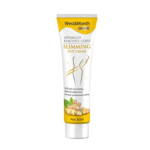 LZYJ Ingwer Hot Cream, Heiße Creme für Bauchfettverbrenner, Anti-Cellulite-Ganzkörper-Schlankheitscreme, schnelles Abnehmen für Frauen Cover
