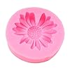QDMOLDS Chrysanthemum Flower Silicone Mold Daisy Flower Fondant Cake Molds For Cake Decoration Cupcake Topper Candy Chocolate Sugar Craft Polymer Clay Gum Paste #3