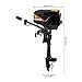 TENNIEX 5 HP Electric Outboard Motor, 48V 1200W HANGKAI Outboard Motor Boat, Motor Boat Engine Start Marine Trolley Driver Brushless Motor Short Shaft