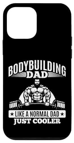 パワーリフティング ダディ トレーニング フィットネス ジム ボディビルディング お父さん スマホケース iPhone 12 mini 用