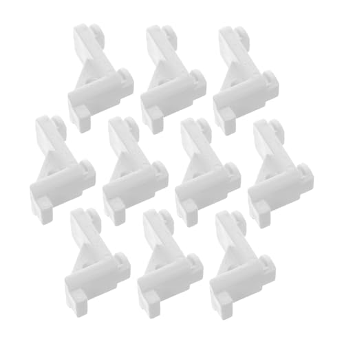 HEATSHAKING 10個 冷凍庫用棚クリップ 多機種対応 シンプル設計 スペース最大化 冷蔵庫パーツ 家 業務用対応