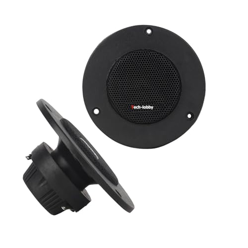 Image of High Power Piezoelectric Tweeter Speakers - 75W RMS / 300W Max - 4 /8 Ohm - (Pack of 2) - for Car & Home Audio