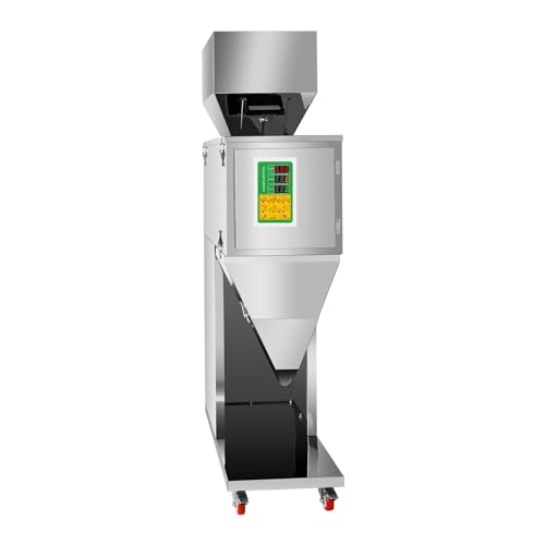 10-999g Filling Machine, Automatic Filler Machine Stainless Steel Weighing Filling Machine, Weigh Filler Machine Automatic Bottle Bag Filler for Tea Seeds Grains