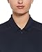 PGA Tour Women's Airflux Short Sleeve Golf Polo Shirt with Zipper, Moisture-Wicking Fabric and Sun Protection, True Navy, X-Large