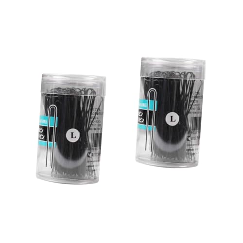 Pince à cheveux noire en U pour chignon parfait lors de vos soirées