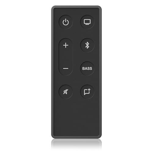 Image of Replacement Remote Control for Bose Soundbar Series II 418775 410376 431974 845194, Ergonomic TV Sound System Remote Control, for Children Adults Elderly (Black)